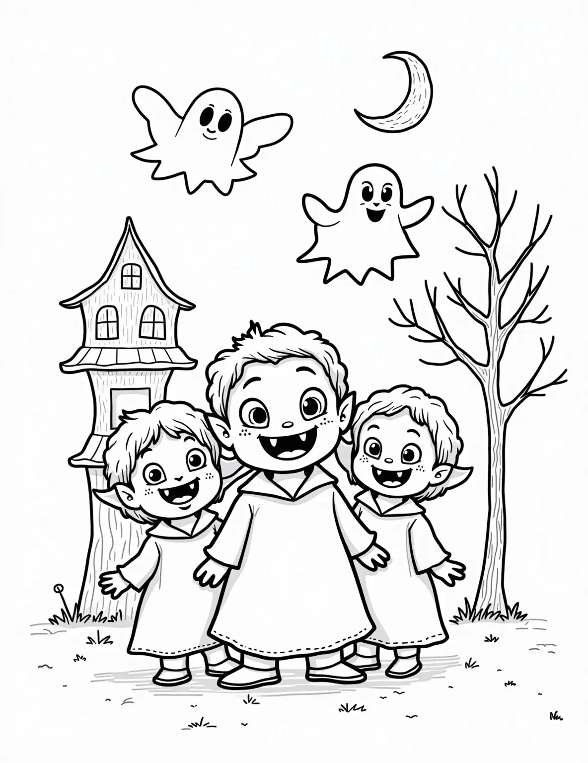 Kürbisgesicht Ausmalbild - Kostenloses Herbst Ausmalbild für Kinder zum Ausdrucken